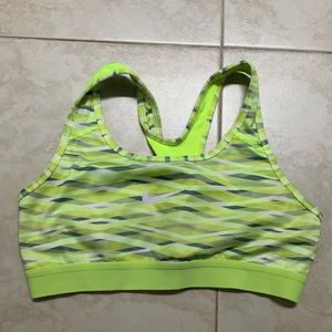 NEON NIKE SPORTS BRA